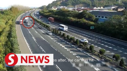 Highway worker saves driver from possible fatal accident