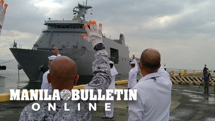 PH Navy ship sent for the transport of relief aid to typhoon-hit Catanduanes