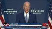 President-elect Joe Biden calls for unity against COVID-19