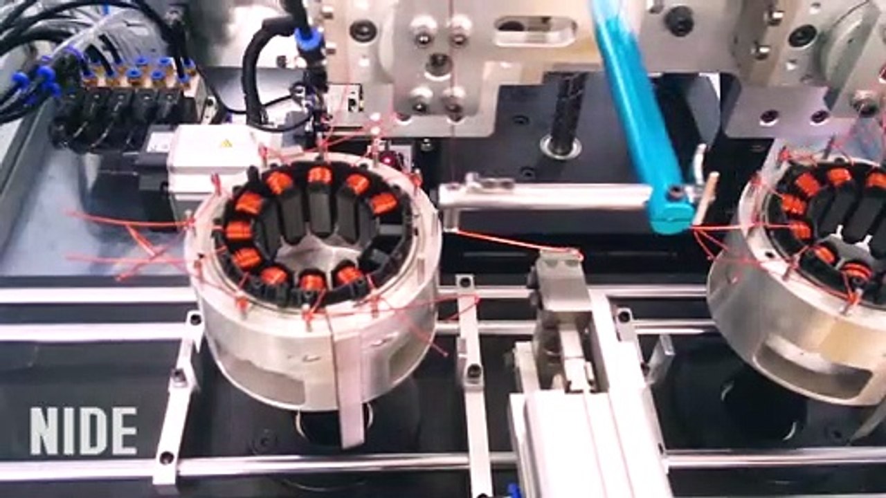 BLDC motor stator coil winding machine