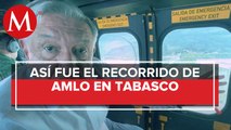 AMLO reveló que inundó zonas más pobres en Tabasco y así lo criticaron