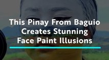 Makeup Artist from Baguio Creates Incredible Face Paint Illusions