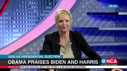 Obama praises Biden and Harris