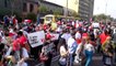 Demonstrators gather outside Congress in Lima, Peru, as citizens call for new leadership