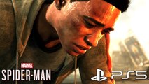 How Miles Morales's Dad Died - Spider-Man PS5 Remastered Gameplay 4K Ultra HD