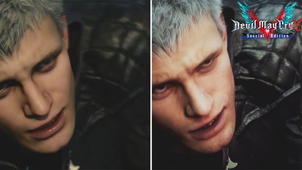 Nero Gets His Arm Ripped Off (Special Edition vs Original) XBOX SERIES X - Devil May Cry 5