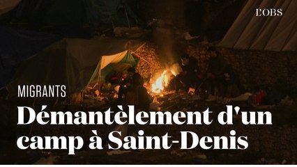 Un camp de migrants évacué au Nord de Paris