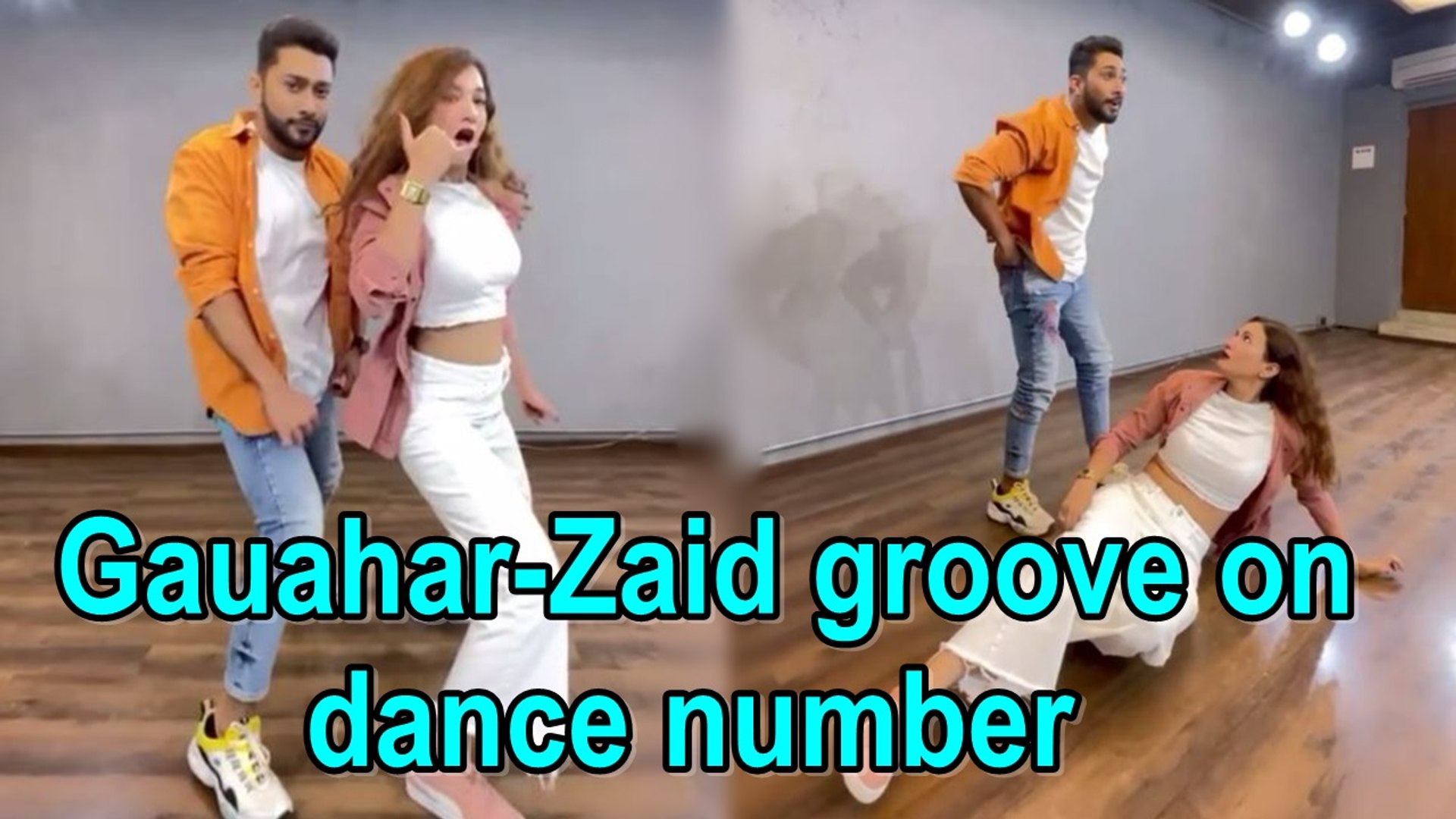 Gauahar Khan Zaid Darbar Groove On Care Nahi Karda Song Video Dailymotion