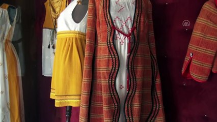 MUĞLA - Dokuma tezgahları geleneksel 'Üzümlü Dastar'ı için yeniden kuruldu