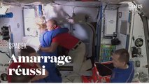 Space X : l'arrivée des quatre astronautes de la Nasa à bord de l'ISS