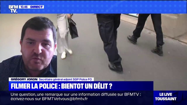 Grégory Joron, secrétaire général adjoint SGP Police FO: Un des deux policiers qui a interpellé un rappeur connu (...) est aujourd'hui sous protection policière, on va devoir l'extraire