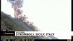 Explosão no vulcão Stromboli