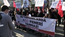İSTANBUL - TGB üyeleri, Pompeo'nun Fener Rum Patrikhanesi ziyaretini protesto etti