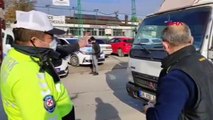 Kamyonet sürücüsüne solmuş Türk bayrağı cezası