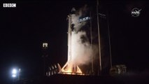 Nasa SpaceX launch- Rocket blasts off to the International Space Station