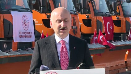 ANKARA - Karaismailoğlu: 'Satın alınan bu makine ve ekipmanların yüzde 82,3'ü yerli imalattır'