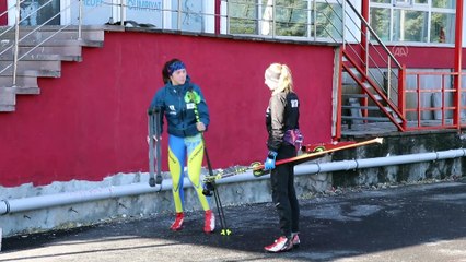 BOLU - Ukrayna Kayaklı Koşu Genç Kız Milli Takımı kampa girdi