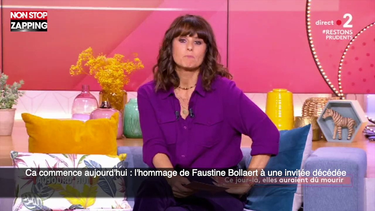 Ca commence aujourd'hui : l'hommage de Faustine Bollaert à une invitée décédée (vidéo)