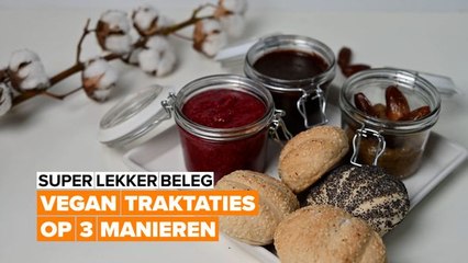 Super Lekker Beleg: Vegan traktaties op drie manieren