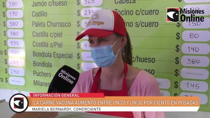 La carne vacuna aumentó entre un 20 y un 30 por ciento en Posadas