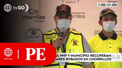 Télécharger la video: PNP y Municipio recuperan más de 700 celulares robados en Chorrillos | Primera Edición