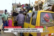 Chorrillos: Municipalidad limpió terreno habitado por 'Rabito', anciano que vive entre desperdicios