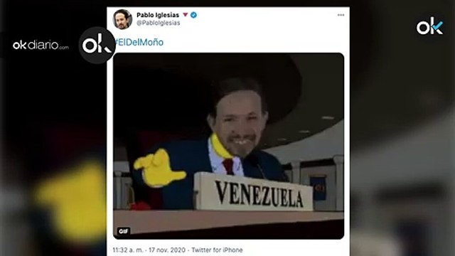 Iglesias #eldelmoño se burla de los tuiteros que apoyan al sindicalista perseguido por Interior