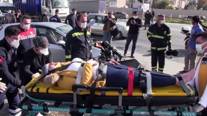 TEKİRDAĞ - Tır ile otomobil çarpıştı: 4 yaralı