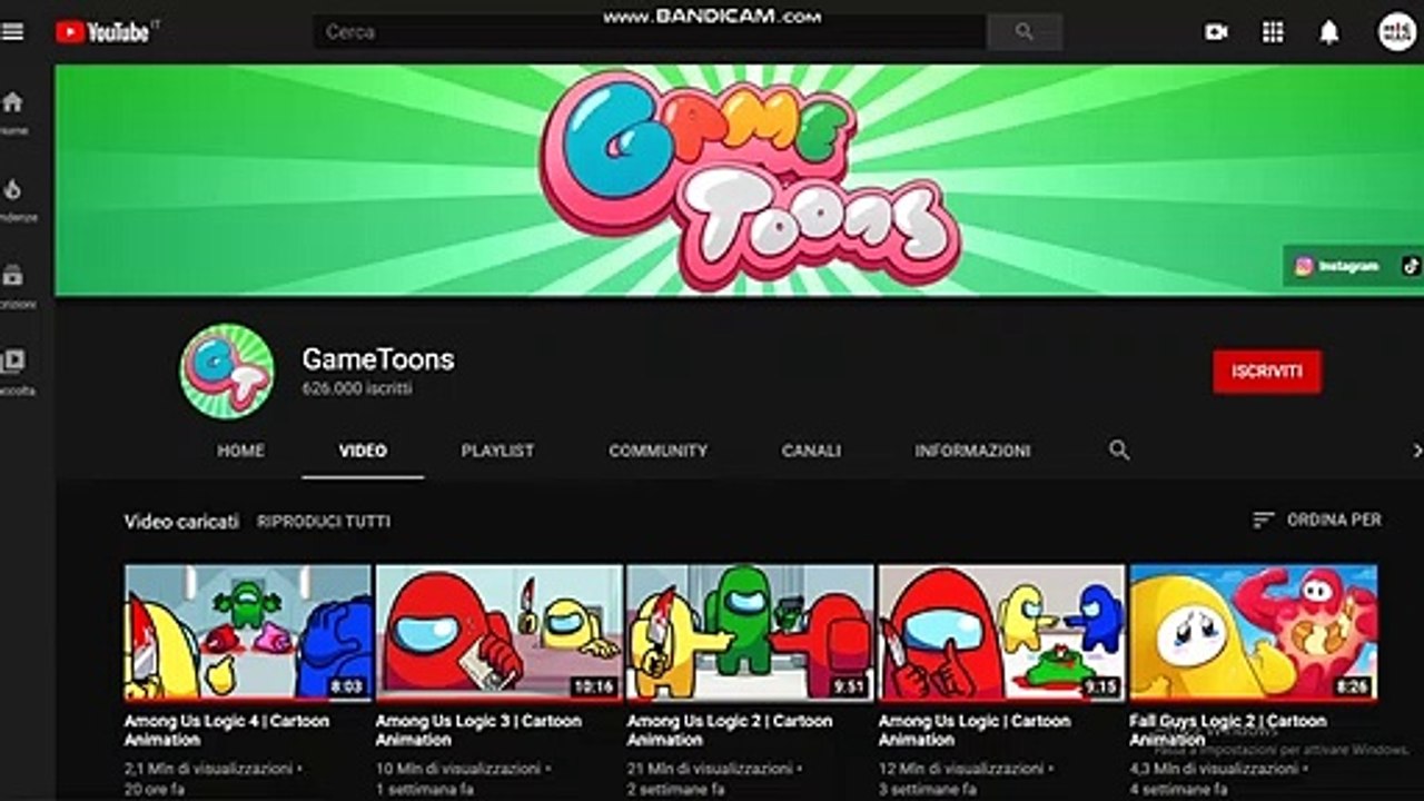 Among Us Logic 4 Cartoon Animation [ITA] by GameToons