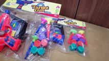 Unboxing, Review and testing of Ratna's Target Chipkoo Gun for Kids with 3 Bullets and Targets