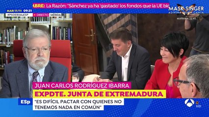 IBARRA ESTALLA contra el PACTO del PSOE con BILDU