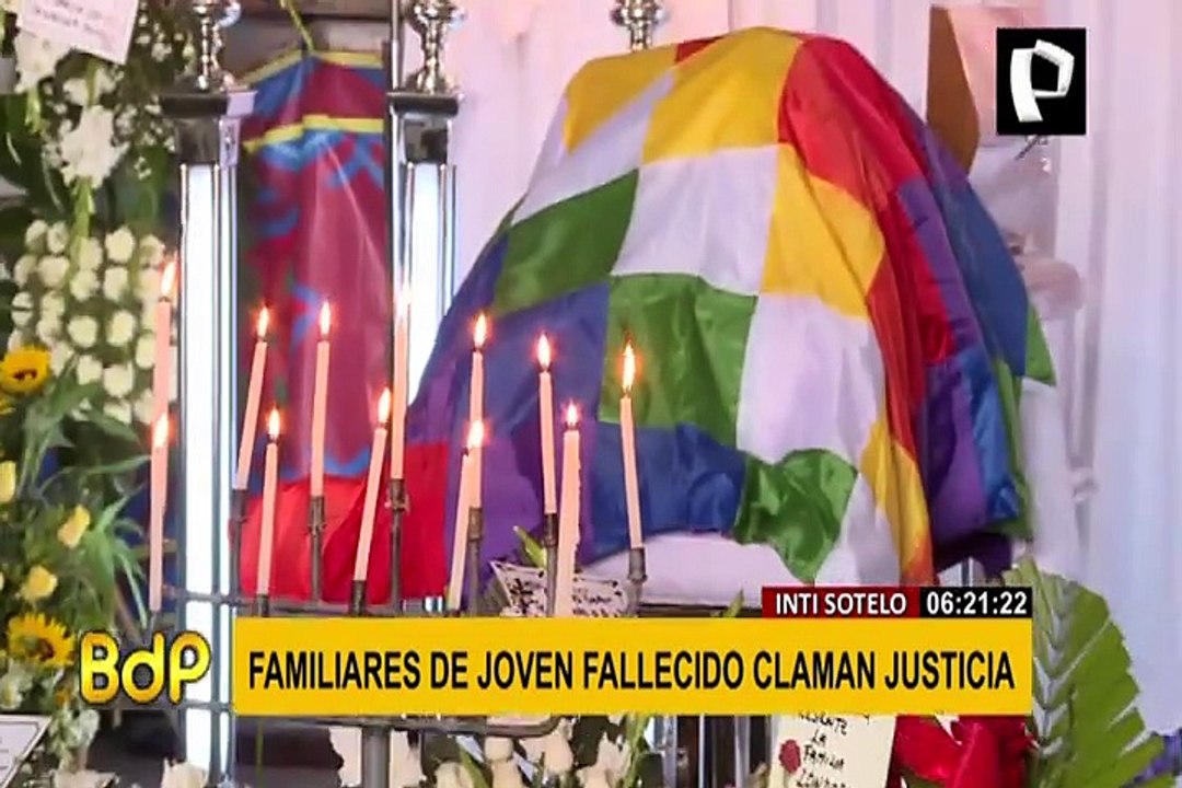 Familiares y conocidos dieron el último adiós a Inti Sotelo y Bryan Pintado