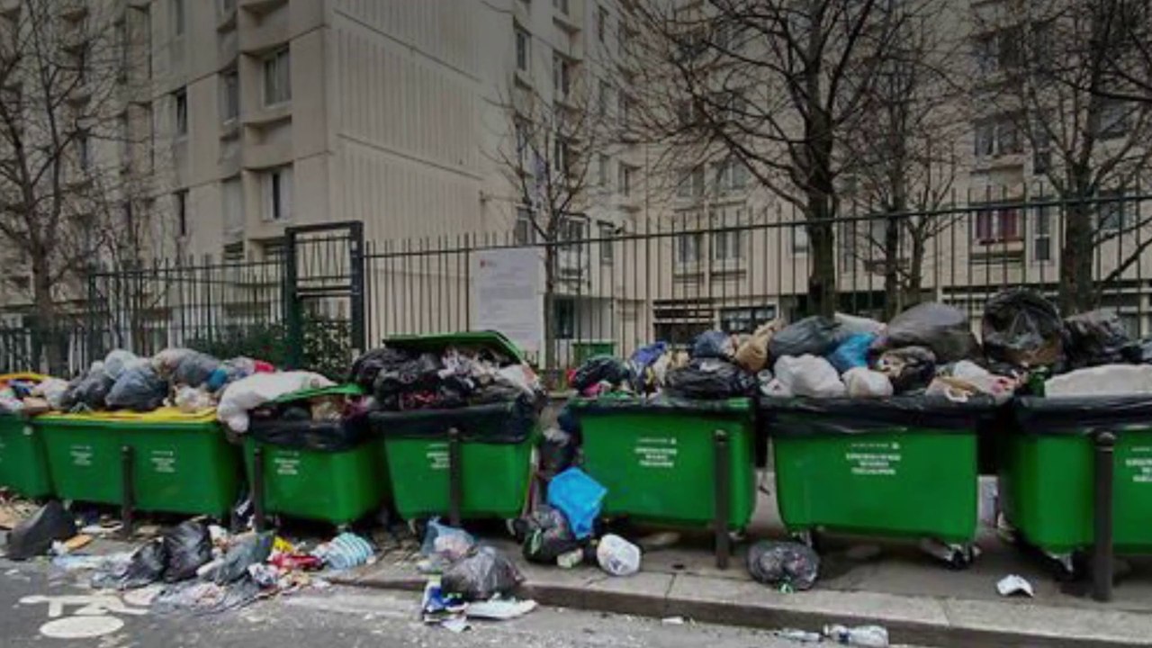 Paris : éboueurs et égoutiers entament une grève illimitée