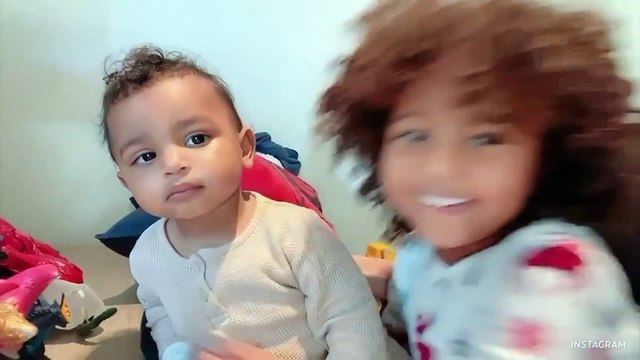 Saint West Snuggles Brother Psalm In Precious Video