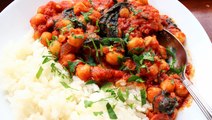 Savory Tomato Chickpea Stew Is Perfect For Lunch Or Dinner!