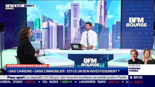 Partageons nos valeurs : Immobilier bas carbone , un segment qui séduit les investisseurs ? par Catherine Bocquet - 17/11