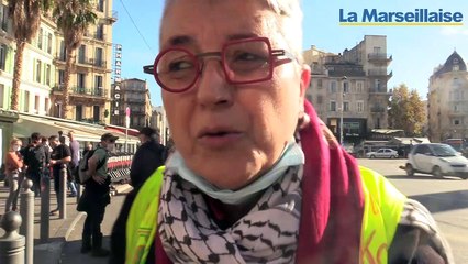 Marseille : Retraités et personnel de santé manifestent à Castellane