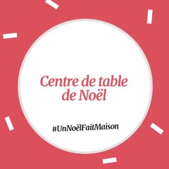 Centre de table de Noël