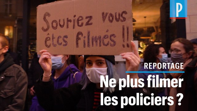 Des centaines de manifestants devant l’Assemblée nationale contre la loi « sécurité globale »