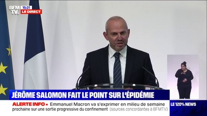 Jérôme Salomon sur le Covid-19: "Depuis quelques jours, le nombre de nouveaux cas baisse"