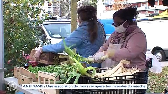 ANTI GASPI / Une association de Tours récupère les invendus du marché