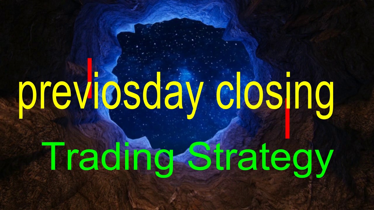 Mr.TRADERBEST previos day closing price trading strategy