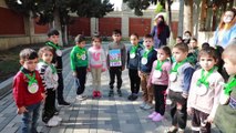 BAKÜ - Türk Kızılay, Azerbaycan'ın Gence kentindeki yetimlerin yüzünü güldürdü