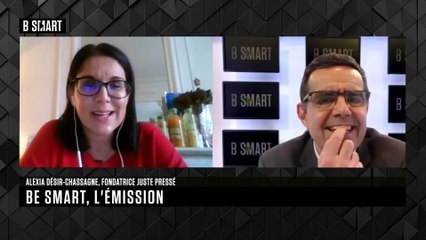 BE SMART - L'interview "Parcours" de Alexia Désir-Chassagne (fondatrice, Juste Presse) par Stéphane Soumier