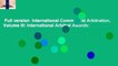 Full version  International Commercial Arbitration, Volume III: International Arbitral Awards: