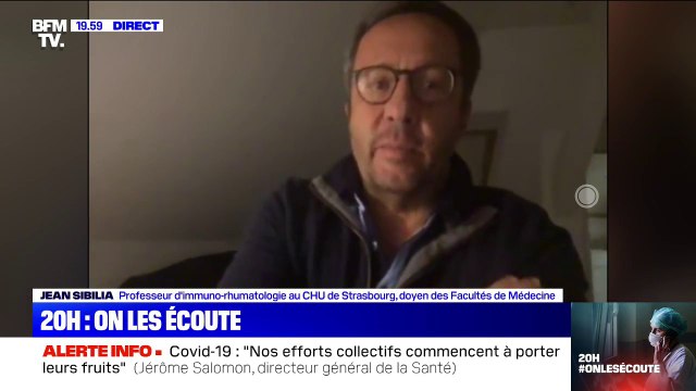 20h, on les écoute: selon le professeur Jean Sibilia, la situation reste tendue dans nos hôpitaux