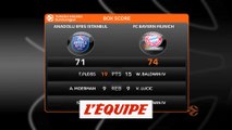 Les temps forts de Anadolu Efes Istanbul - Bayern Munich - Basket - Euroligue (H)