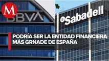 Los bancos españoles BBVA y Sabadell negocian su fusión