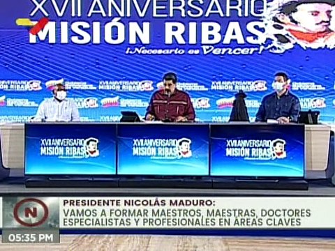 Presidente Maduro: Gobierno Nacional garantiza el cupo universitario a los Bachilleres Productivos del país