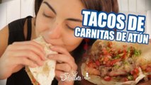 Tacos de carnitas de atún en la CDMX | México Lindo y Qué Rico | Cocina Delirante